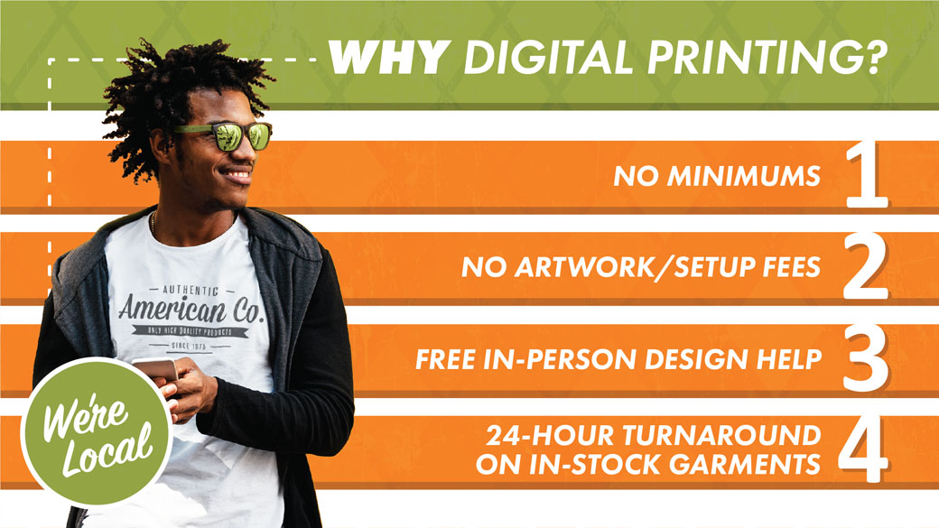 digital printing custom t shirts